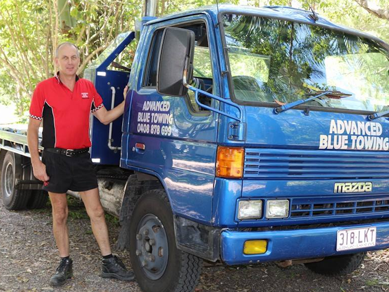 Advanced Blue Towing Truck